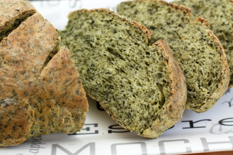 Рецепт - Зеленый хлеб со шпинатом