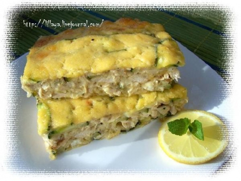 Рецепт - Запеканка с курицей и цуккини