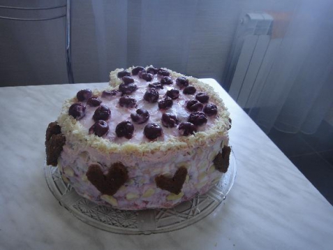 Рецепт - Вишнёвый торт 