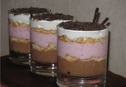 Рецепт - Десерт из маскарпоне с клубникой