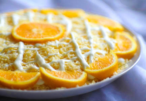 Рецепт - Салат «Дипломат» с апельсинами и сыром