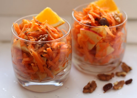 Рецепт - Сладкий салат из моркови