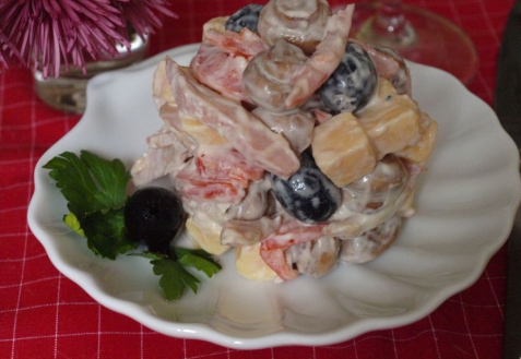 Рецепт - салат “Праздничный”