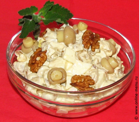 Салат куриный с орехами - рецепт