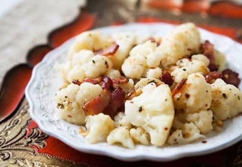 Цветная капуста с орехами Цветная капуста с орехами