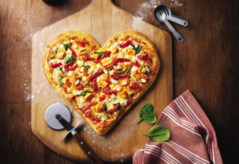 Рецепт на День святого Валентина: Пицца 